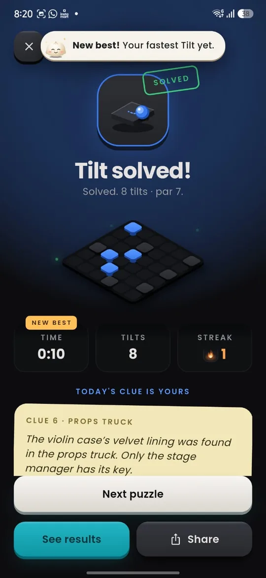 Cluey, Solved
